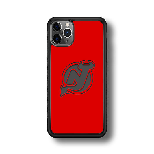 New Jersey Devils Grey Back Wall iPhone 11 Pro Max Case