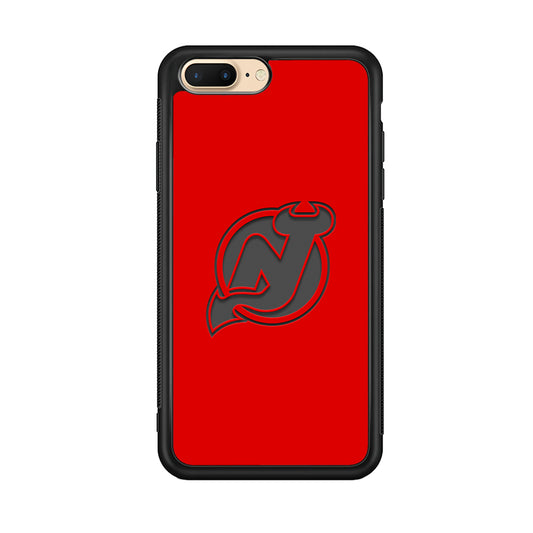 New Jersey Devils Grey Back Wall iPhone 7 Plus Case