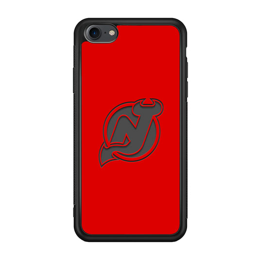 New Jersey Devils Grey Back Wall iPhone 7 Case