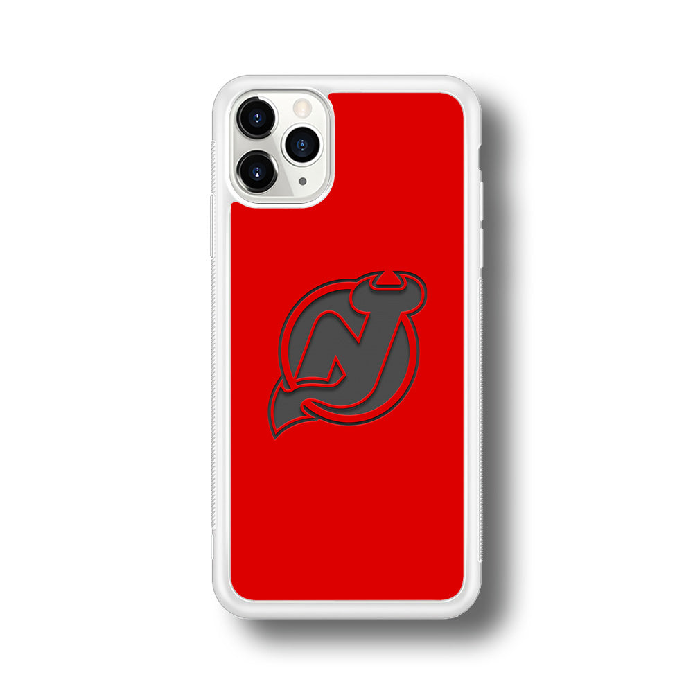 New Jersey Devils Grey Back Wall iPhone 11 Pro Max Case