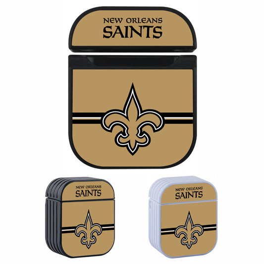 New Orleans Saint NFL Prideness for The Team Hard Plastic Case Cover For Apple Airpods