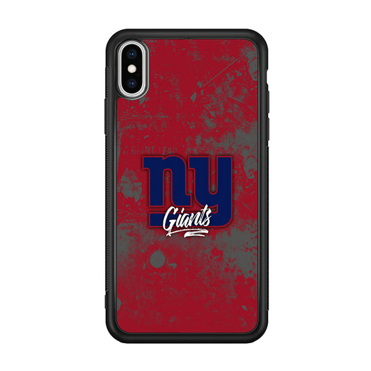 New York Giants Shadows of Passion iPhone Xs Max Case