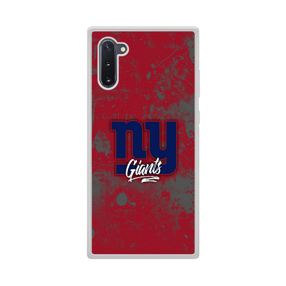 New York Giants Shadows of Passion Samsung Galaxy Note 10 Case