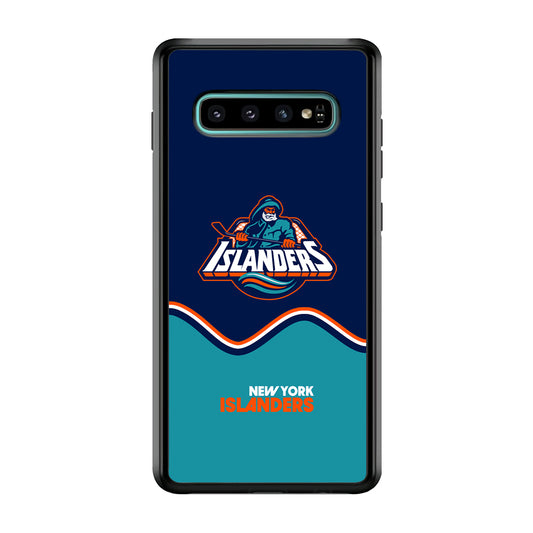 New York Islanders Waving The Ice Samsung Galaxy S10 Plus Case