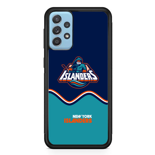 New York Islanders Waving The Ice Samsung Galaxy A72 Case
