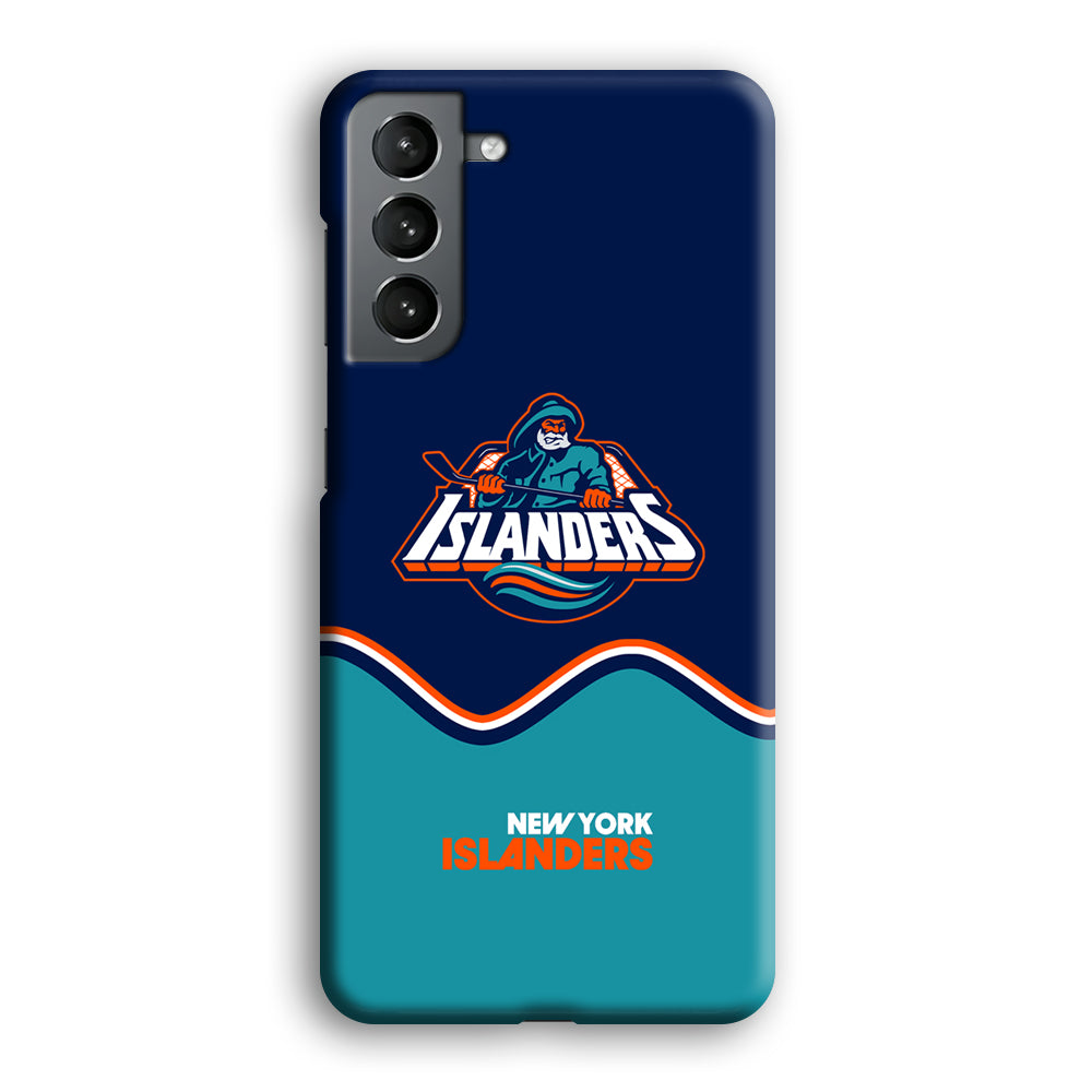 New York Islanders Waving The Ice Samsung Galaxy S21 Plus Case
