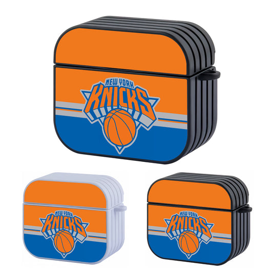 New York Knicks Pride Color Hard Plastic Case Cover For Apple Airpods 3