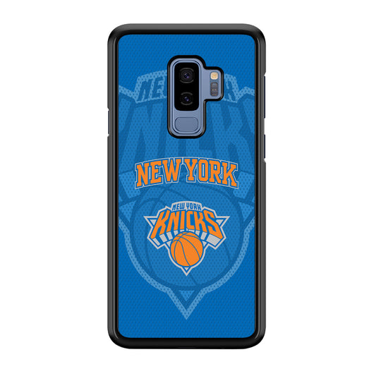 New York Knicks The Ball Blue Patern Samsung Galaxy S9 Plus Case