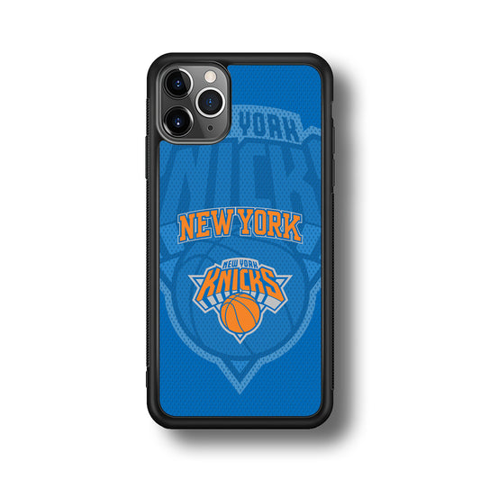 New York Knicks The Ball Blue Patern iPhone 11 Pro Max Case