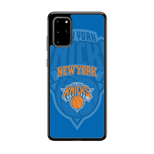 New York Knicks The Ball Blue Patern Samsung Galaxy S20 Plus Case