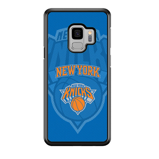 New York Knicks The Ball Blue Patern Samsung Galaxy S9 Case