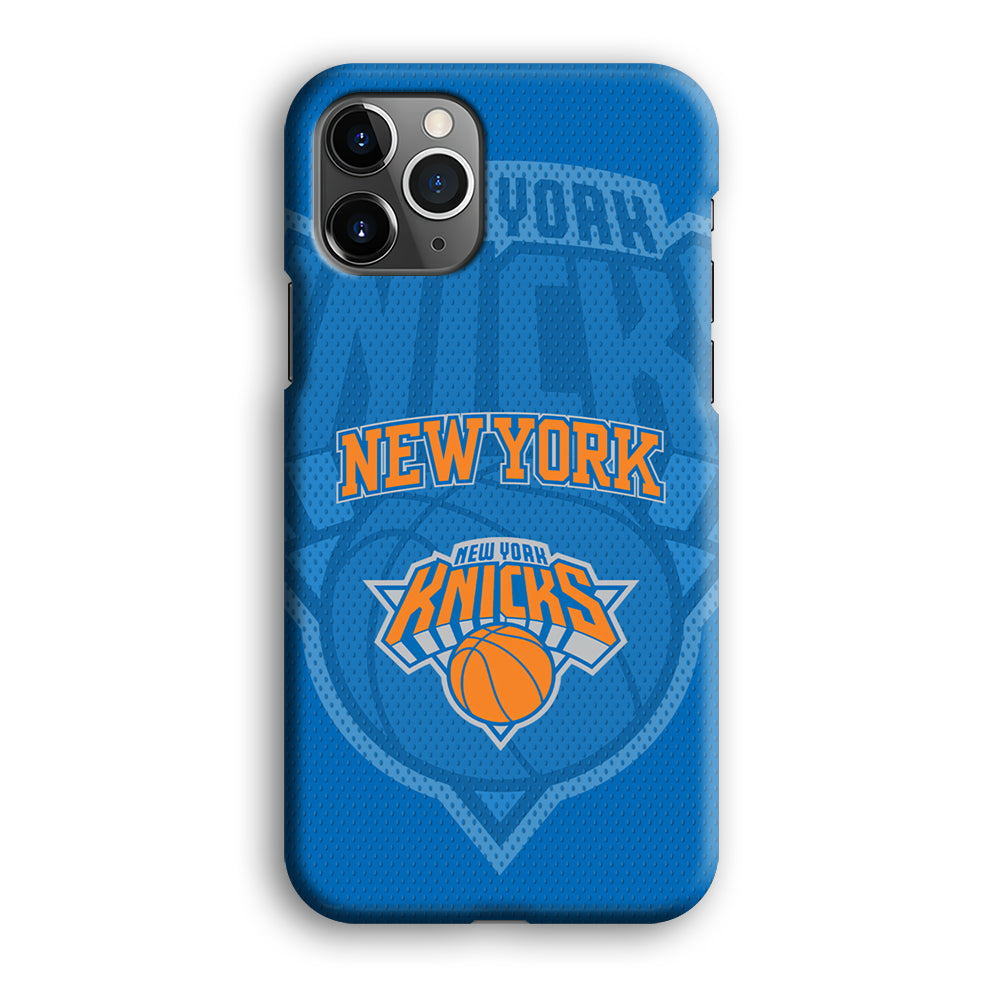 New York Knicks The Ball Blue Patern iPhone 12 Pro Case