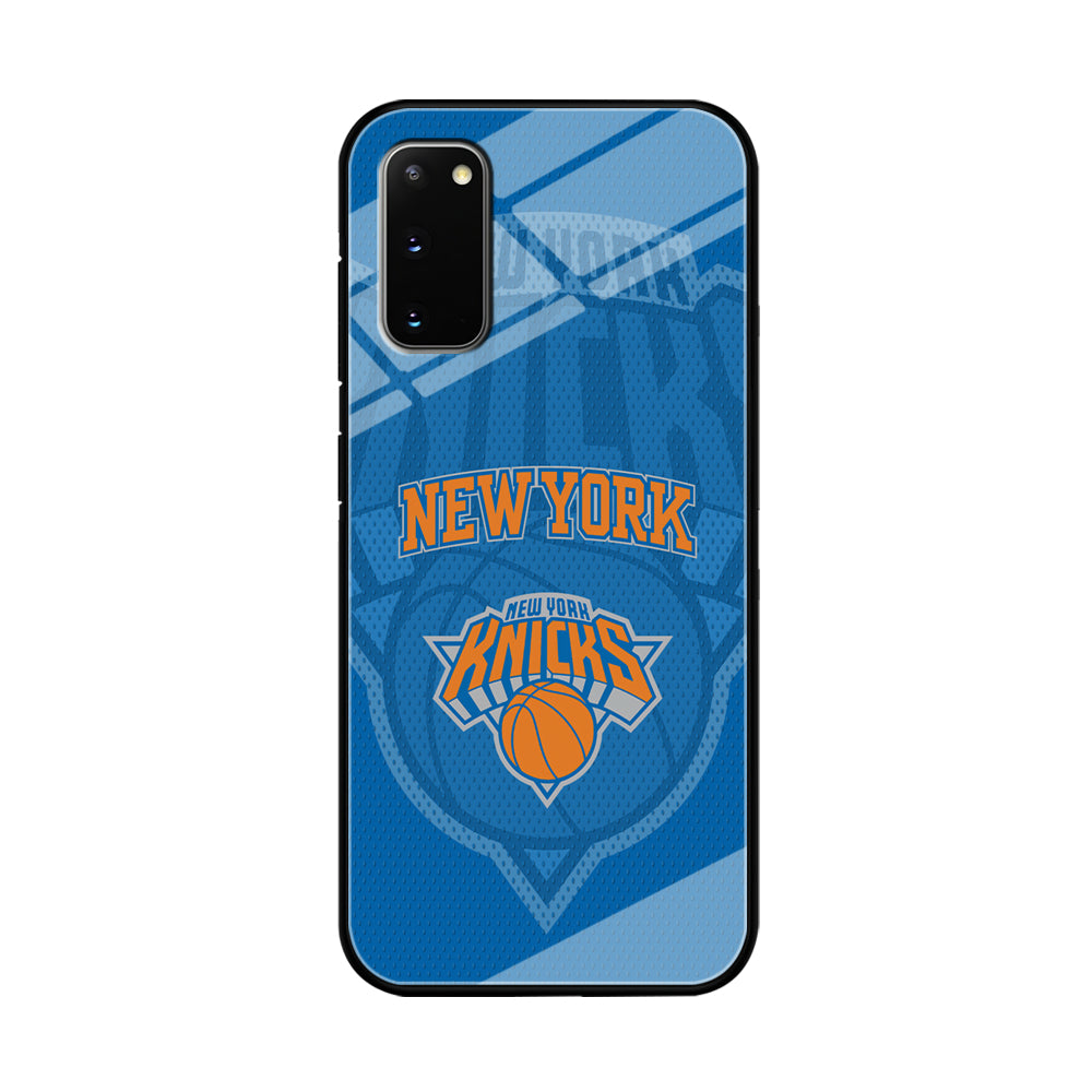 New York Knicks The Ball Blue Patern Samsung Galaxy S20 Case