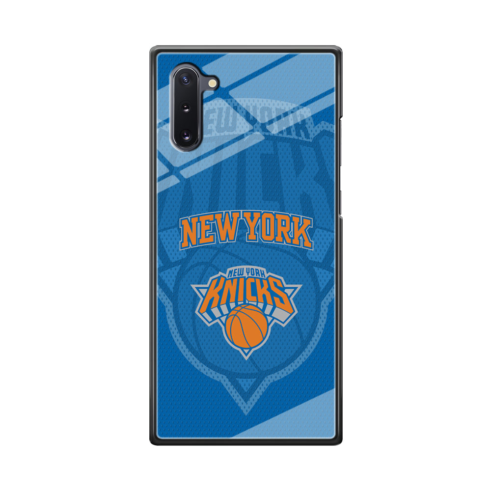 New York Knicks The Ball Blue Patern Samsung Galaxy Note 10 Case