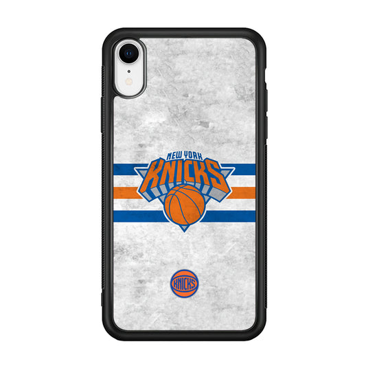 New York Knicks on Old Wall iPhone XR Case