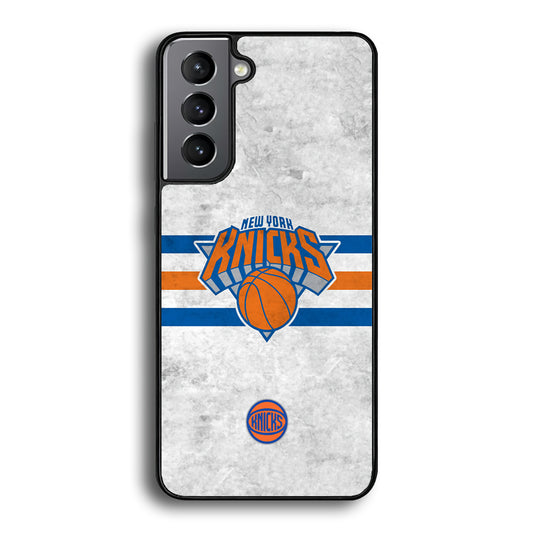 New York Knicks on Old Wall Samsung Galaxy S21 Case
