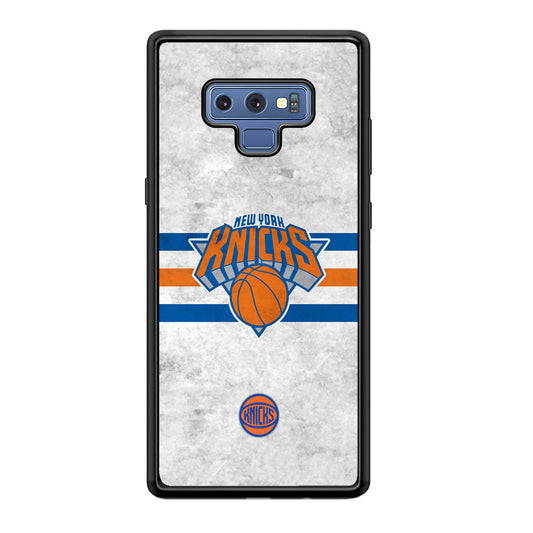 New York Knicks on Old Wall Samsung Galaxy Note 9 Case