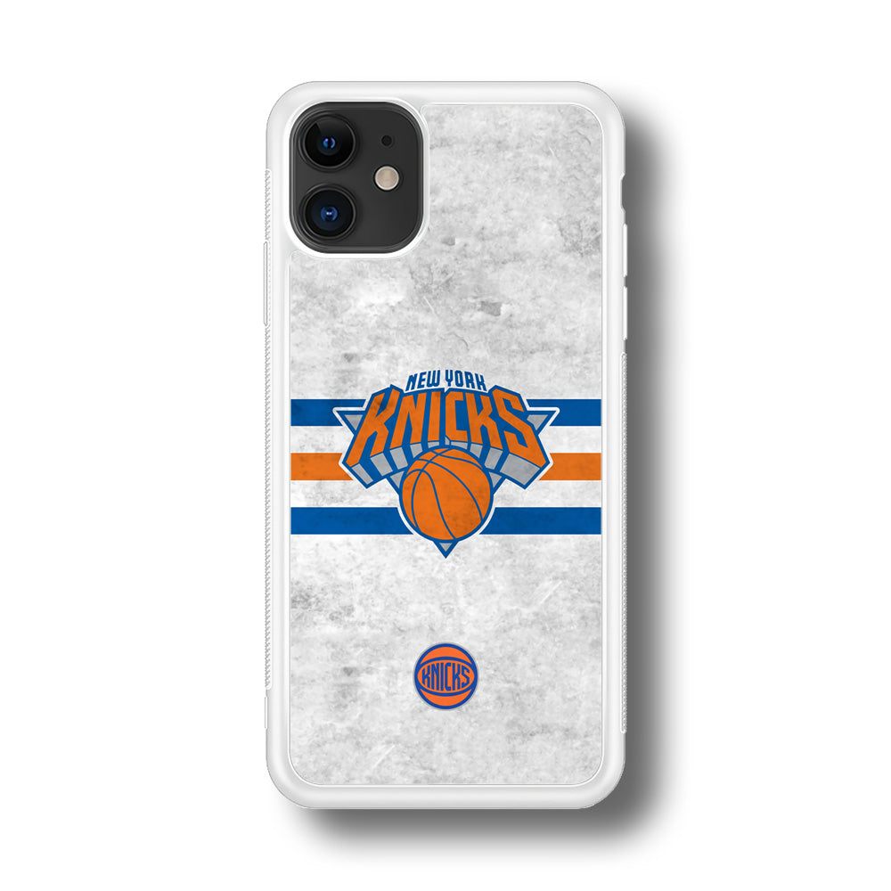 New York Knicks on Old Wall iPhone 11 Case