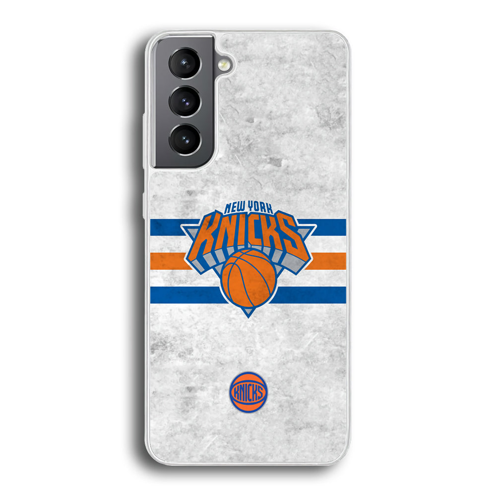 New York Knicks on Old Wall Samsung Galaxy S21 Plus Case