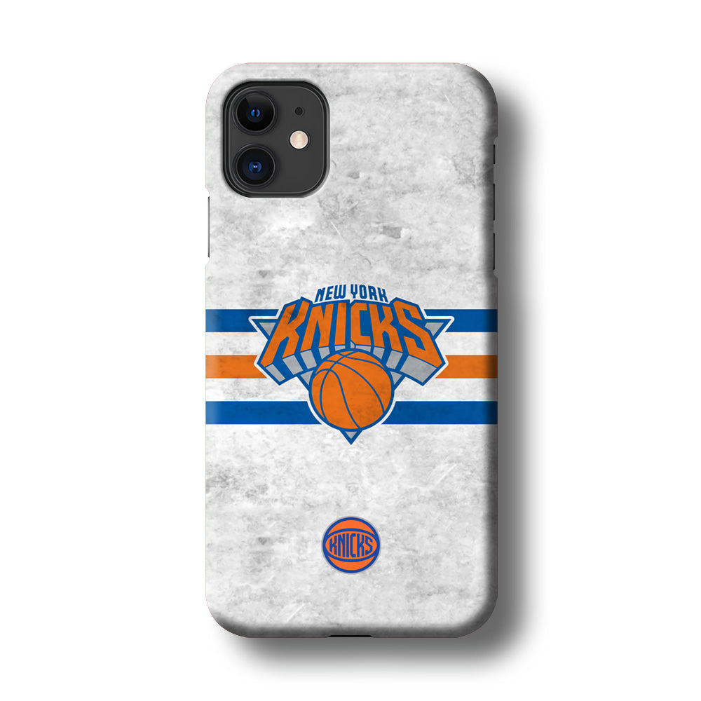 New York Knicks on Old Wall iPhone 11 Case