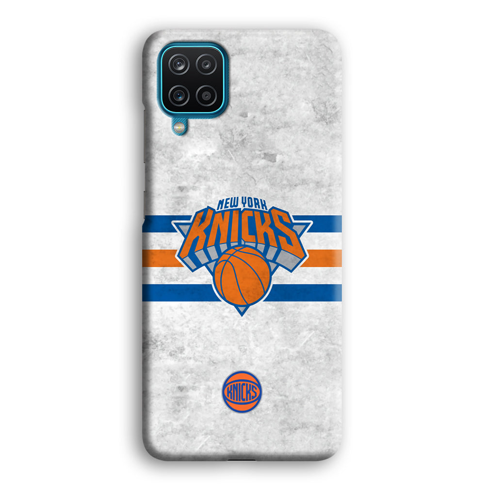 New York Knicks on Old Wall Samsung Galaxy A12 Case