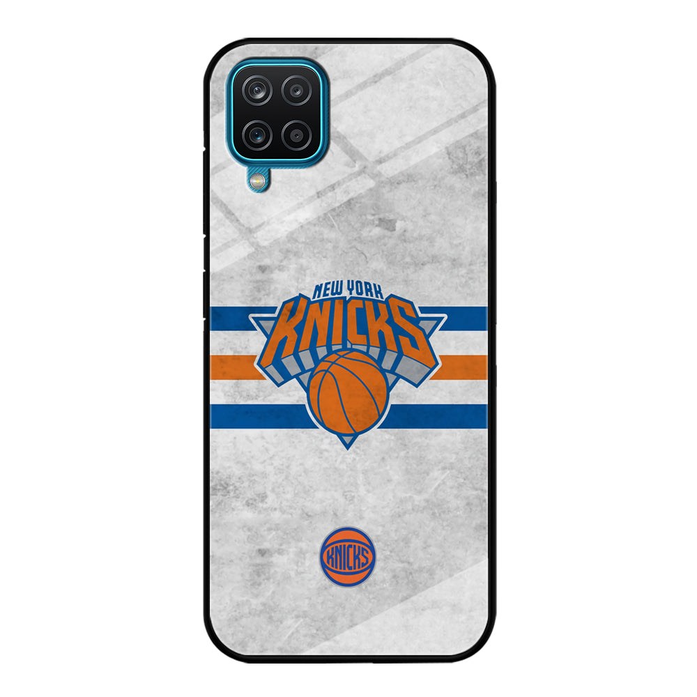 New York Knicks on Old Wall Samsung Galaxy A12 Case