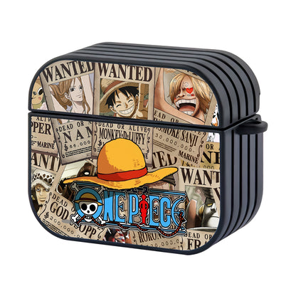 One Piece Art of Being Pirates Hard Plastic Case Cover For Apple Airpods 3
