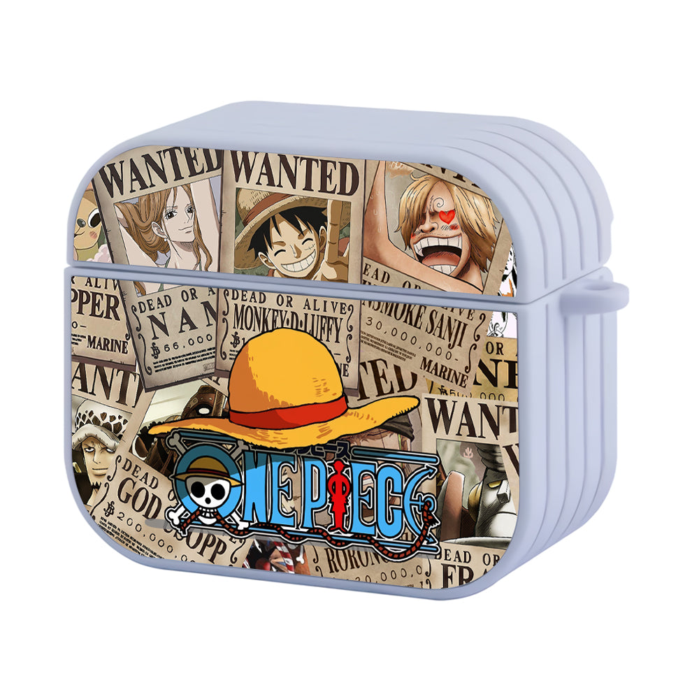 One Piece Art of Being Pirates Hard Plastic Case Cover For Apple Airpods 3