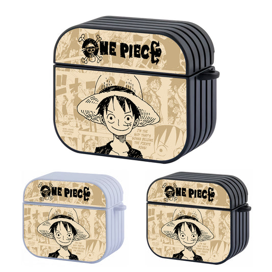 One Piece Future Pirate King Hard Plastic Case Cover For Apple Airpods 3
