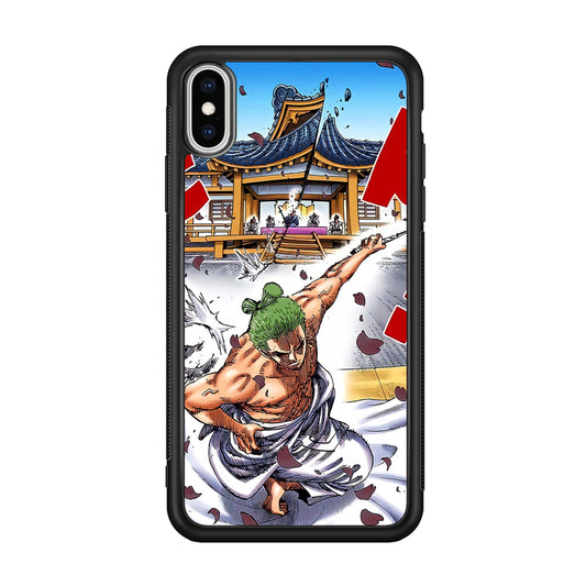 One Piece Zoro Invisible Cut iPhone X Case