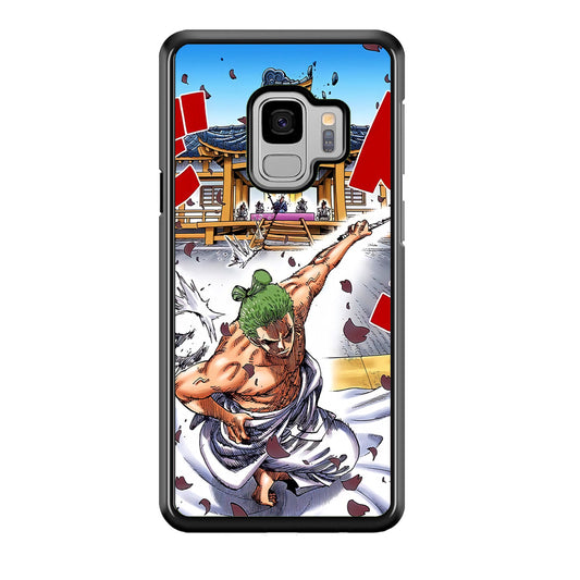 One Piece Zoro Invisible Cut Samsung Galaxy S9 Case