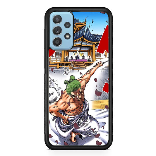 One Piece Zoro Invisible Cut Samsung Galaxy A72 Case