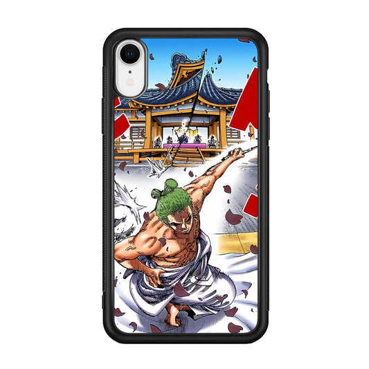One Piece Zoro Invisible Cut iPhone XR Case