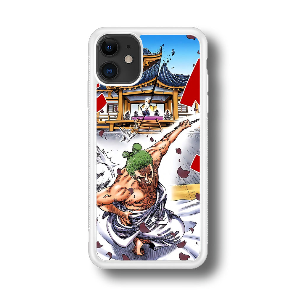 One Piece Zoro Invisible Cut iPhone 11 Case