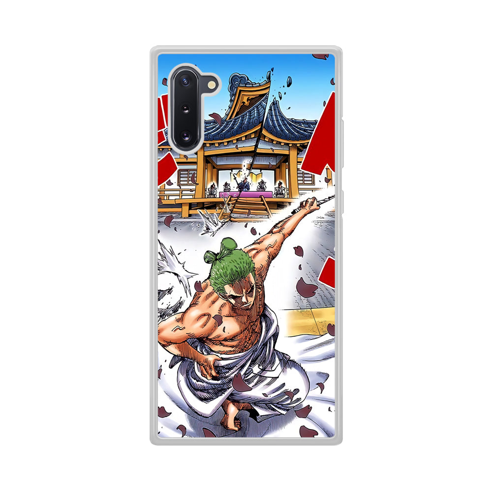 One Piece Zoro Invisible Cut Samsung Galaxy Note 10 Case