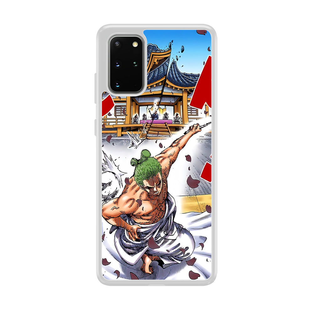 One Piece Zoro Invisible Cut Samsung Galaxy S20 Plus Case