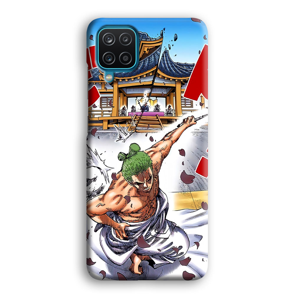 One Piece Zoro Invisible Cut Samsung Galaxy A12 Case