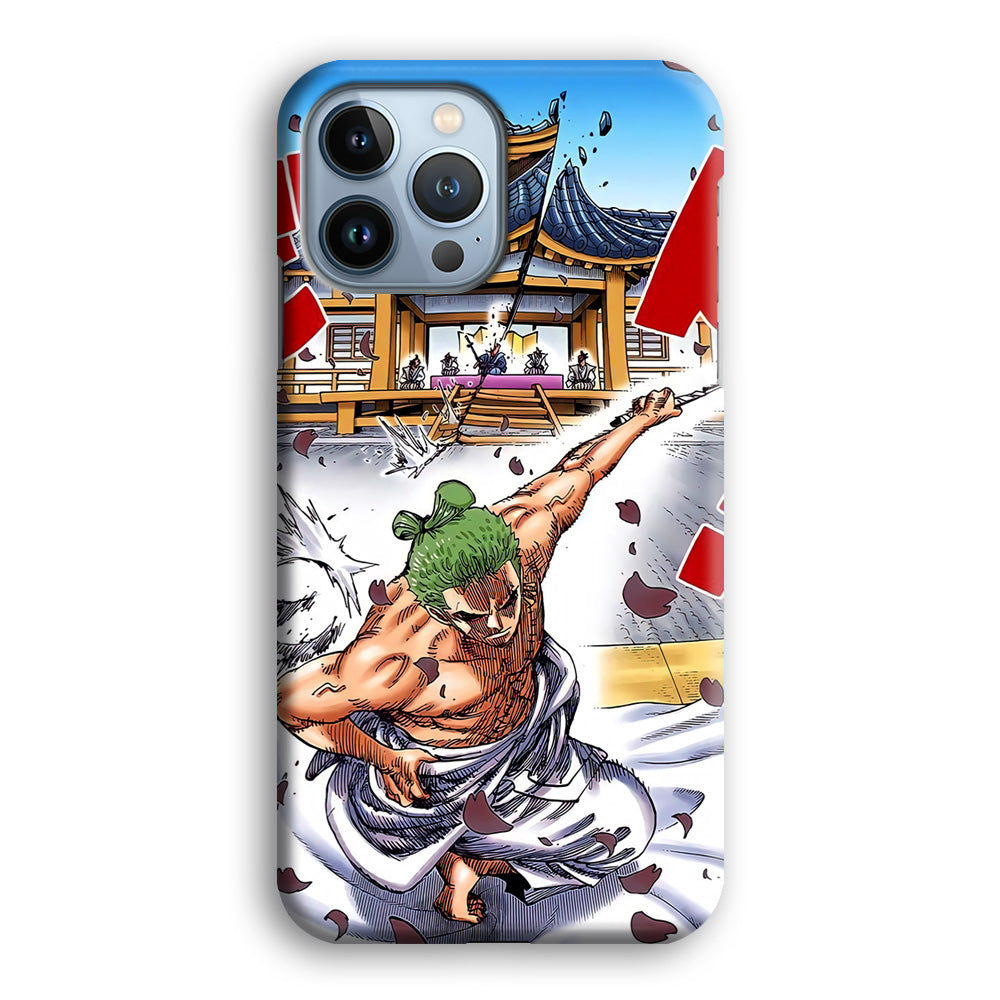 One Piece Zoro Invisible Cut iPhone 13 Pro Max Case