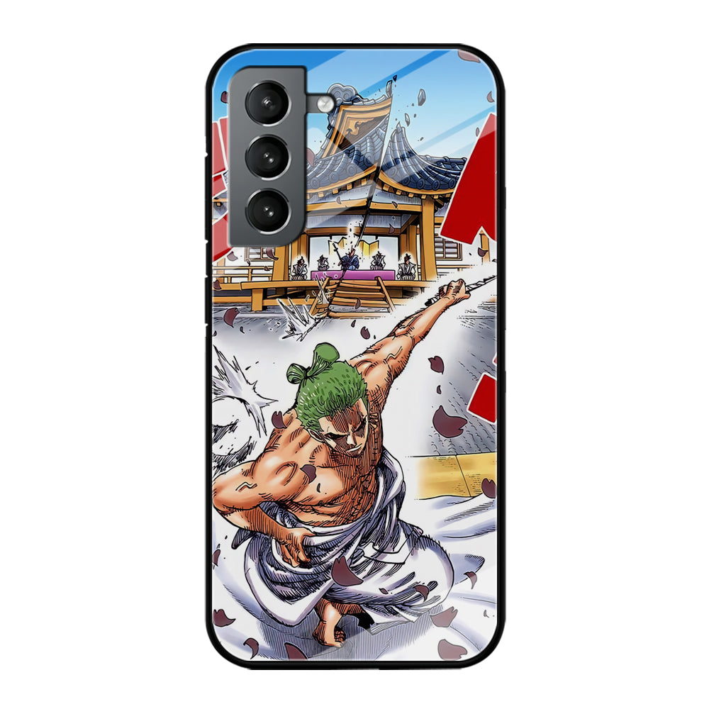 One Piece Zoro Invisible Cut Samsung Galaxy S21 Plus Case