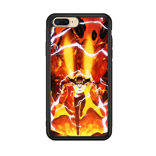 One Punch Man Genos Red Flaming Soil iPhone 7 Plus Case