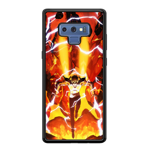 One Punch Man Genos Red Flaming Soil Samsung Galaxy Note 9 Case