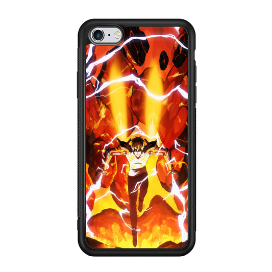 One Punch Man Genos Red Flaming Soil iPhone 6 Plus | 6s Plus Case