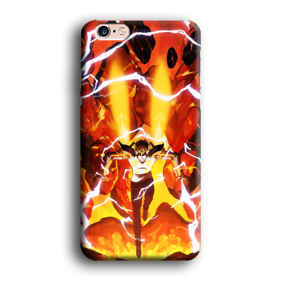 One Punch Man Genos Red Flaming Soil iPhone 6 | 6s Case