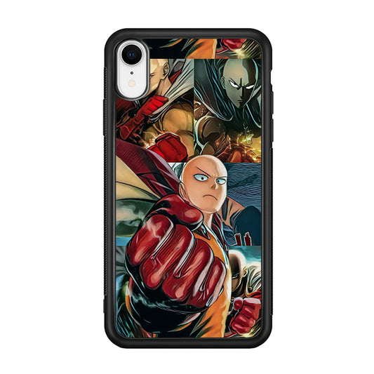 One Punch Man No Time to Smile iPhone XR Case