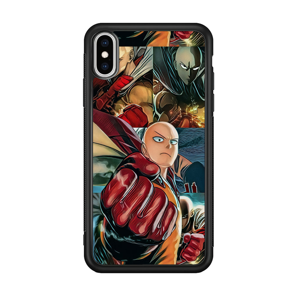 One Punch Man No Time to Smile iPhone Xs Max Case