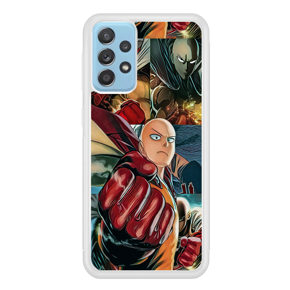 One Punch Man No Time to Smile Samsung Galaxy A72 Case