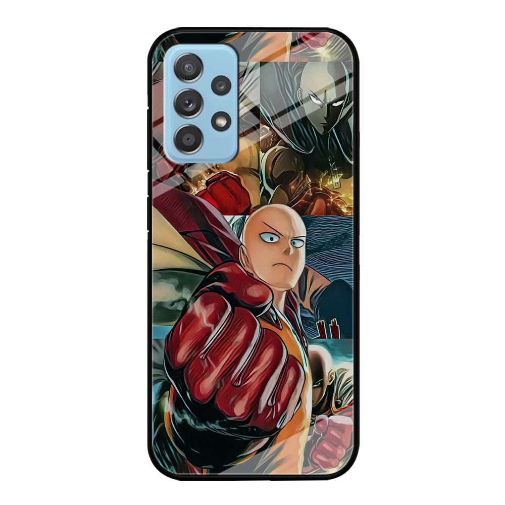 One Punch Man No Time to Smile Samsung Galaxy A72 Case