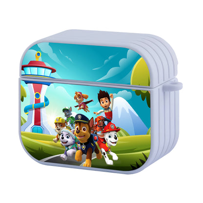 Paw Patrol Follow The Path To Rescue Hard Plastic Case Cover For Apple Airpods 3