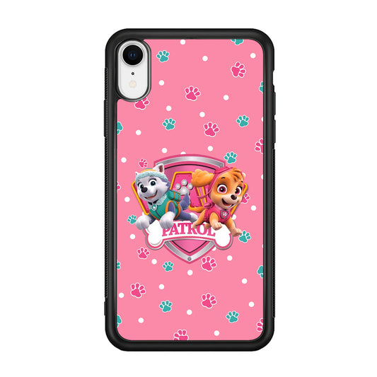 Paw Patrol Skye and Everest Pink Patroll iPhone XR Case