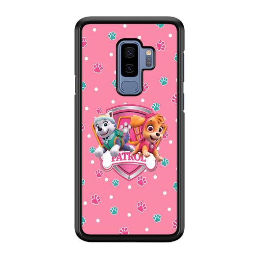 Paw Patrol Skye and Everest Pink Patroll Samsung Galaxy S9 Plus Case